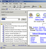 DzSoft Favorites Search screenshot